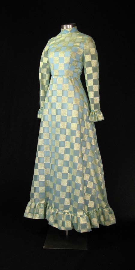 checkervoard pattern dress
